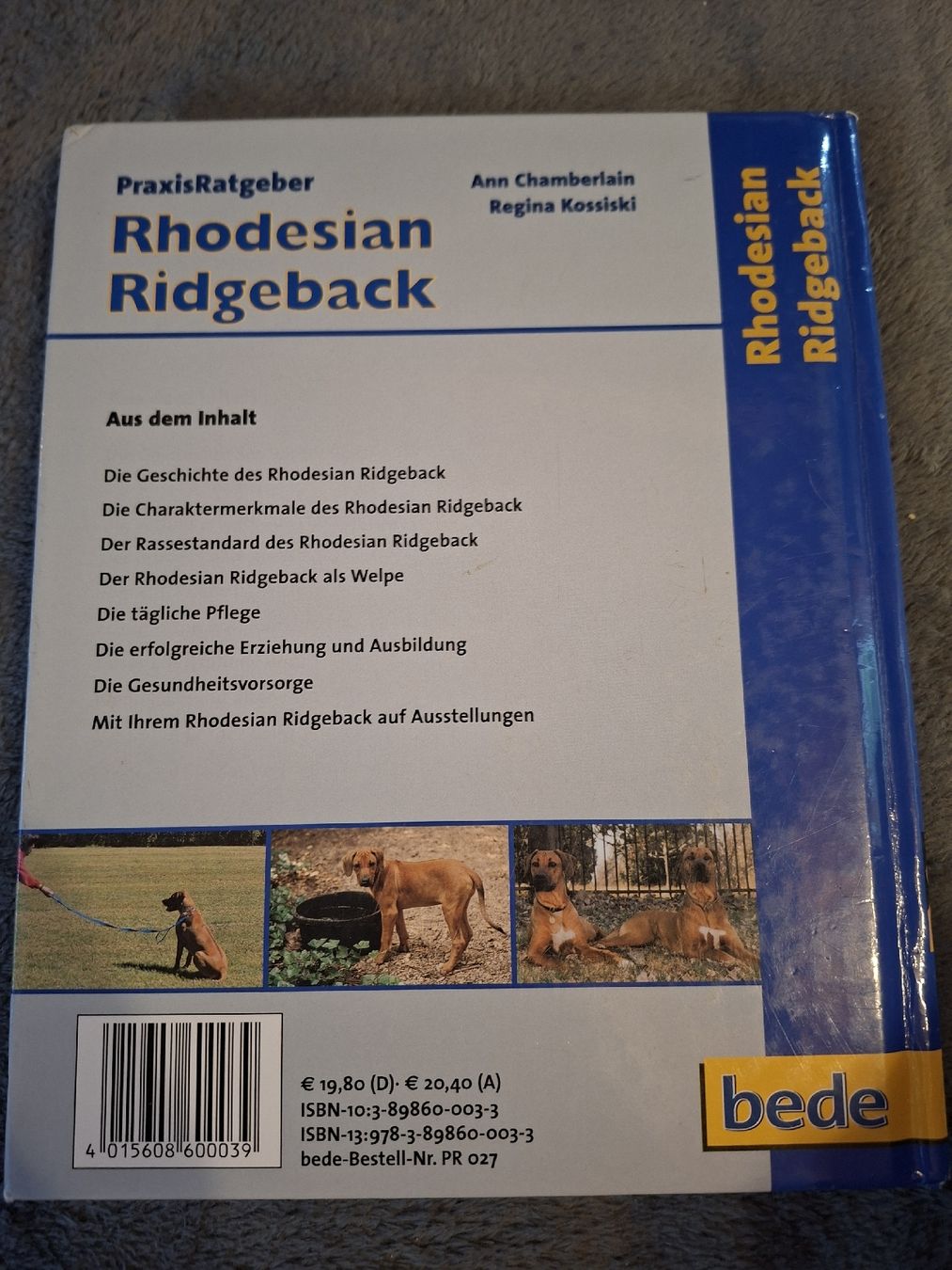 Libri: Rhodesian Ridgeback PraxisRatgeber  – Usato da Teufen AR venduto da nad_55nm 1