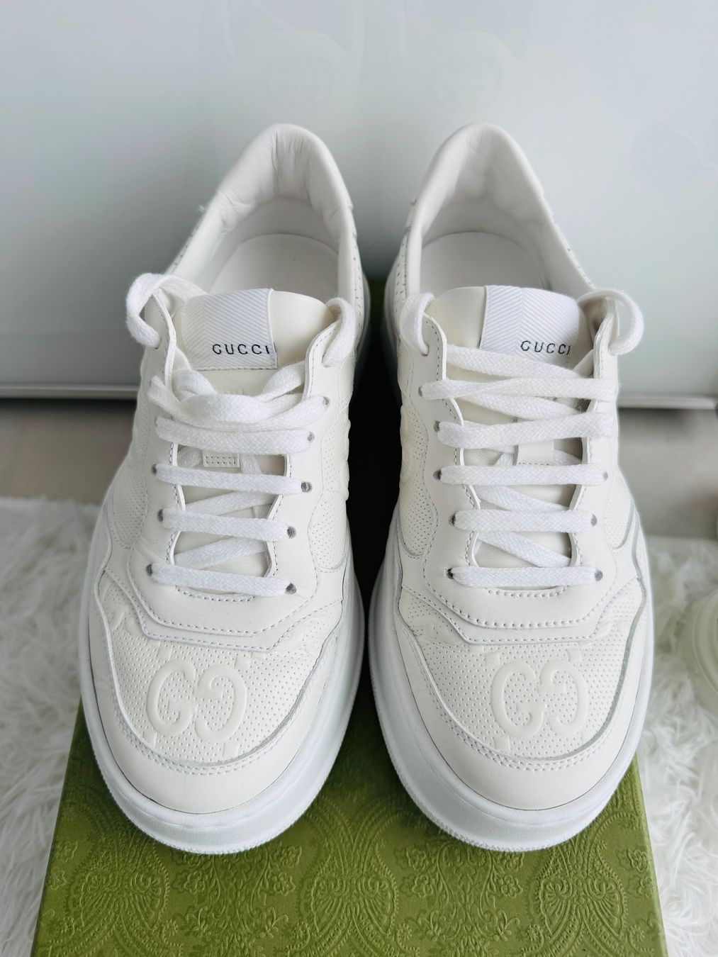 Gucci Damenschuhe: Gucci GG Platform Sneaker Weiss Gr. 37 – Gebraucht aus Amriswil von my-fashion 3