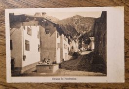 Frauen am Waschen im Brunnen, Pontresina 1921, n. Luzern