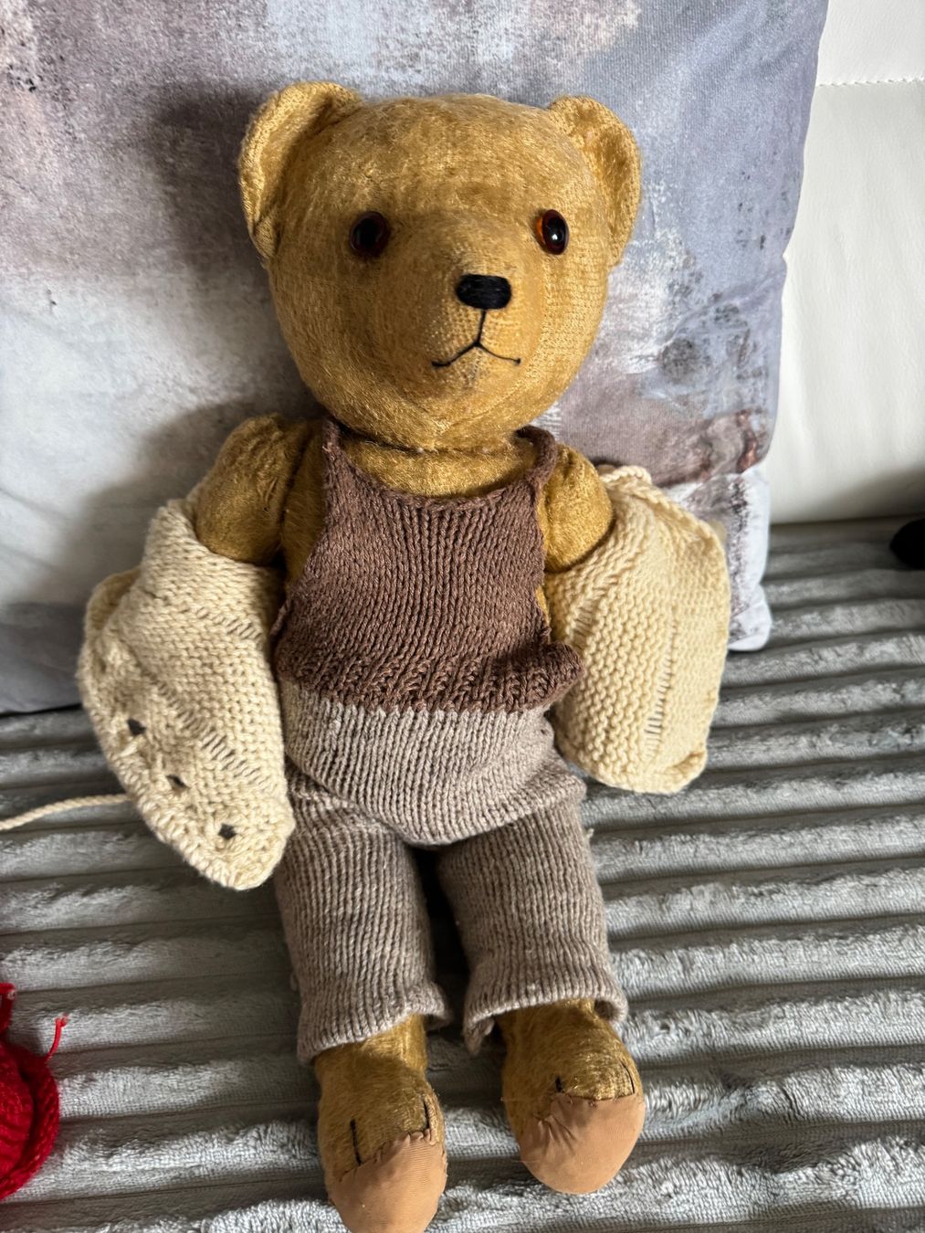 Giocattoli: Antiker Mohair-Teddybär mit Glasaugen – Difettoso da Greifensee venduto da silviuki 2