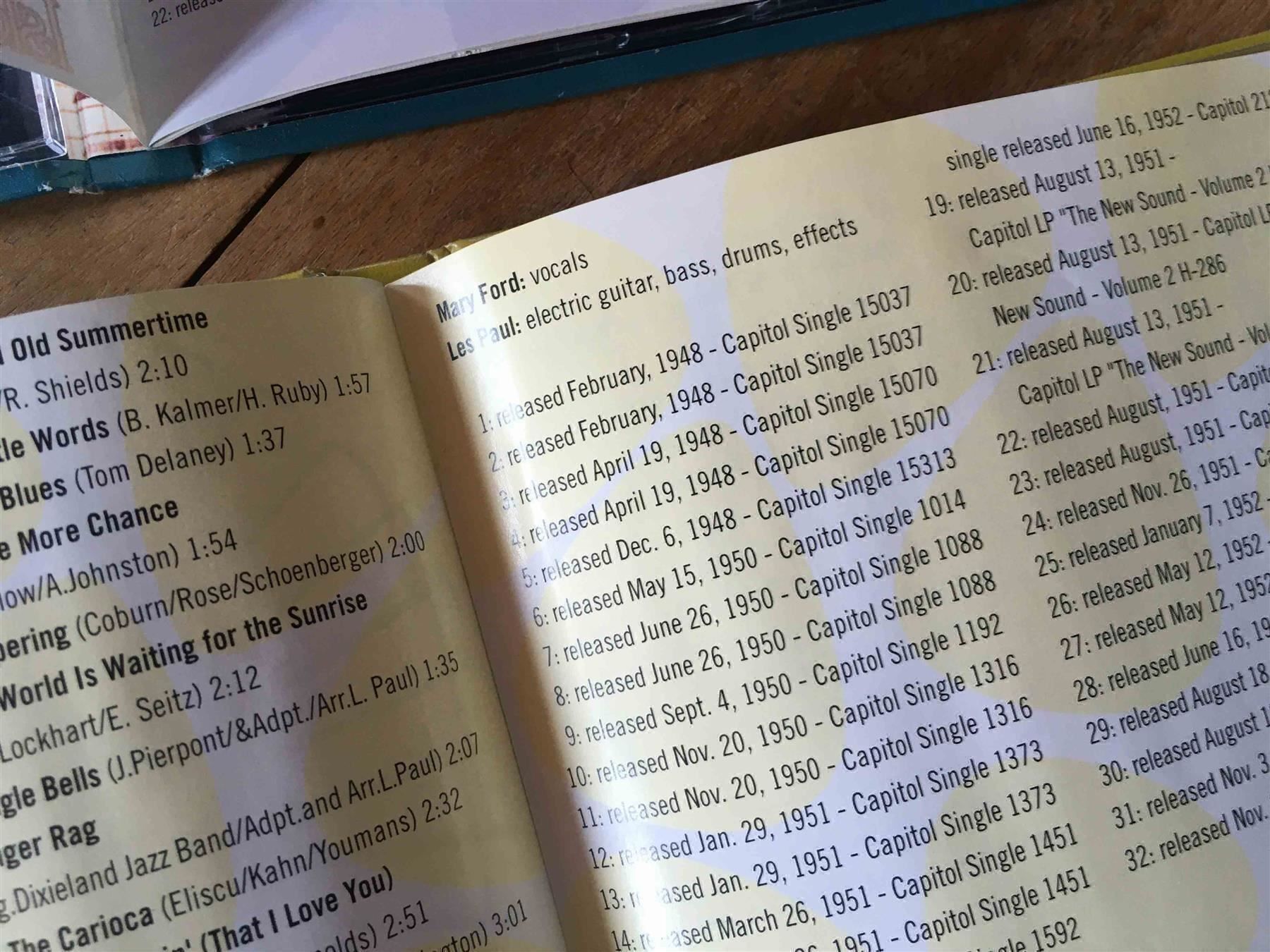 CDs: Les Paul Decca&Capitol 1936-54 - 4 CDs – Gebraucht aus Luzern von Needful_Things 6