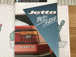 VW Jetta Bestseller Faltprospekt 1987