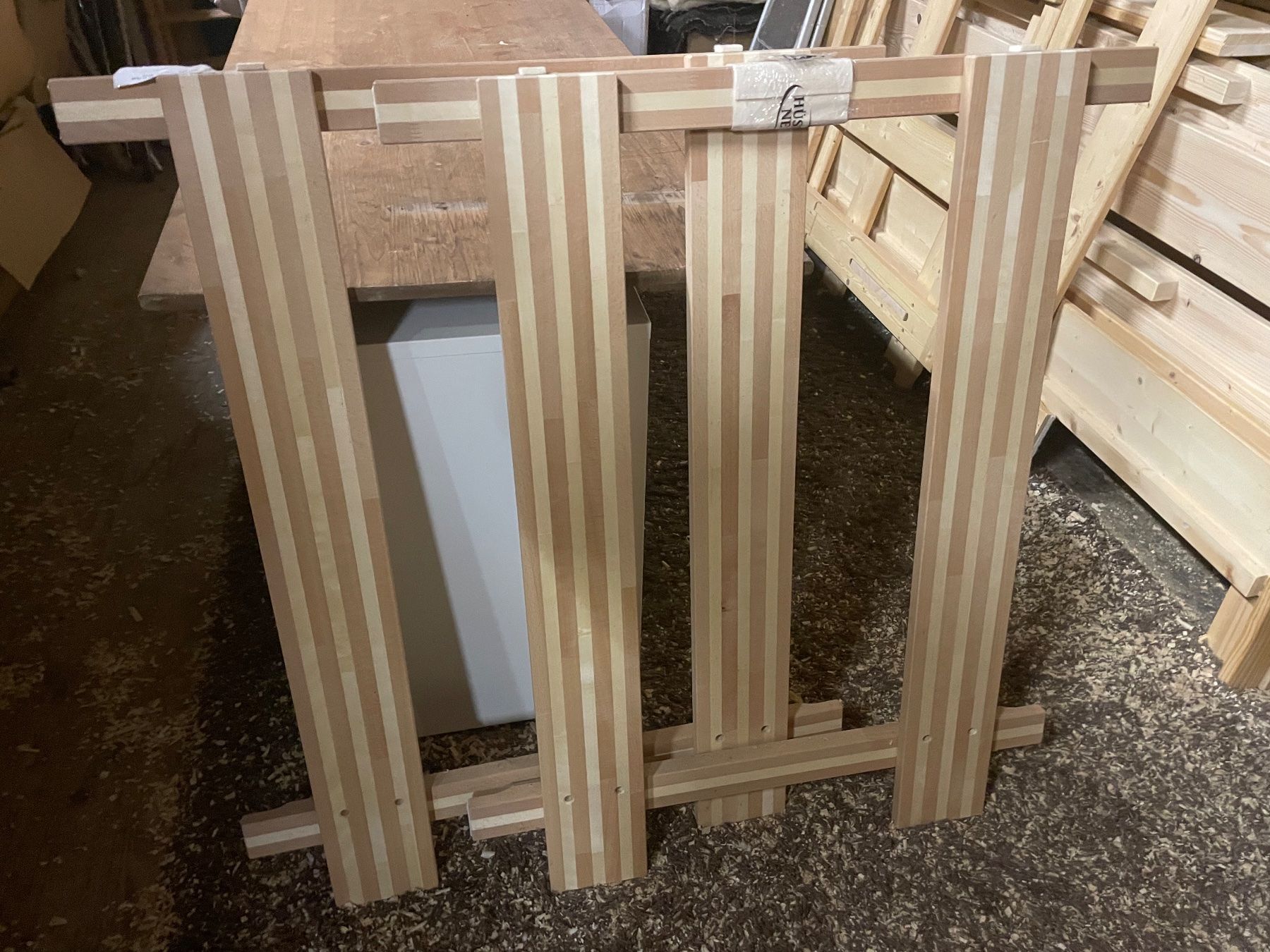 Hüsler Nest Reti a doghe: Hüsler Einlegerahmen starr -  2  teilig  - – Nuovo (secondo la descrizione) da Illnau venduto da HolzmanufakturIllnau