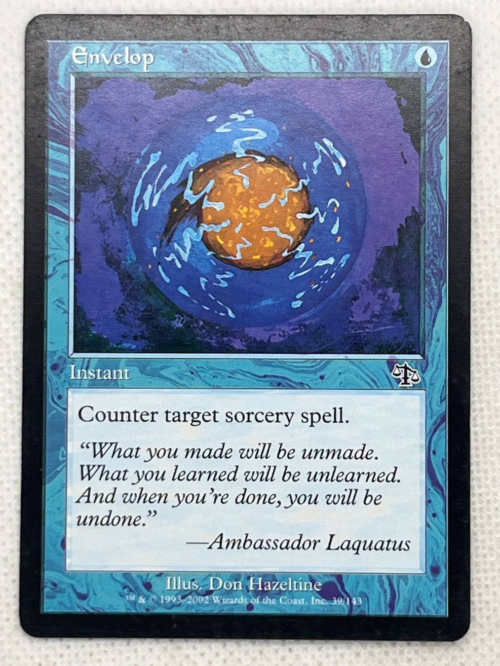 Magic The Gathering Sammelbilder & Trading cards: Magic Envelop Instant Karte 2002 – Gebraucht aus Hinterkappelen von Kim1992