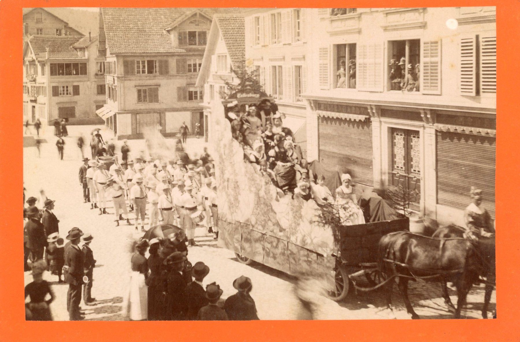 Cartoline postali: Einsiedeln - Jugendfest 1890 – Usato da Einsiedeln venduto da otm_7s5v