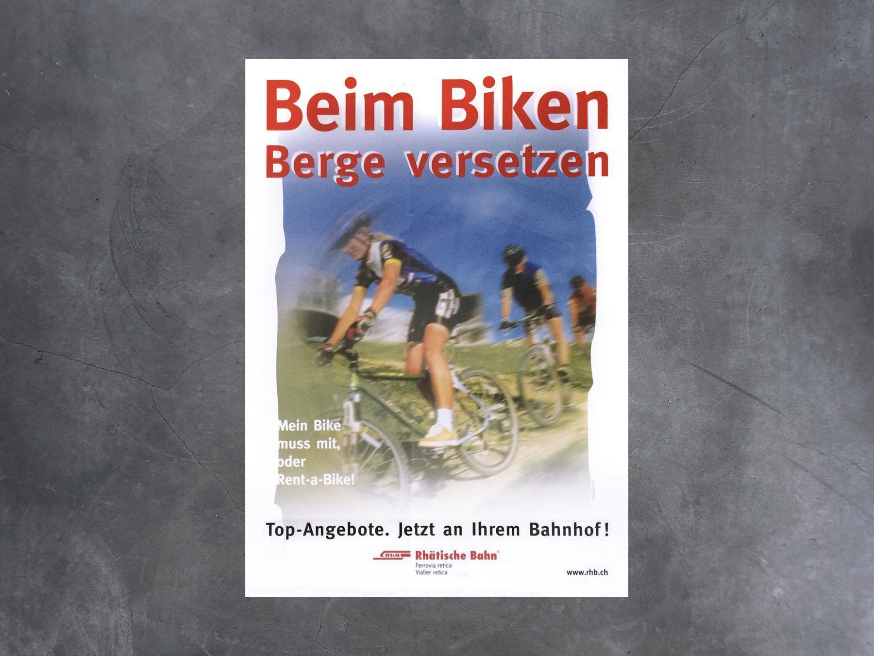 Poster & Bilder: Plakat Rhätische Bahn – Neu (gemäss Beschreibung) aus Chur von design-of-time