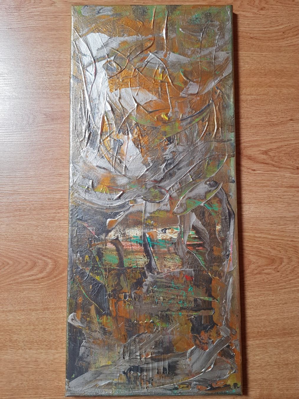 Dipinti: Painting: "Fresh Approach", 25 x 58 cm canvas frame – Nuovo e nell'imballaggio originale da Turbenthal venduto da viw_48fr