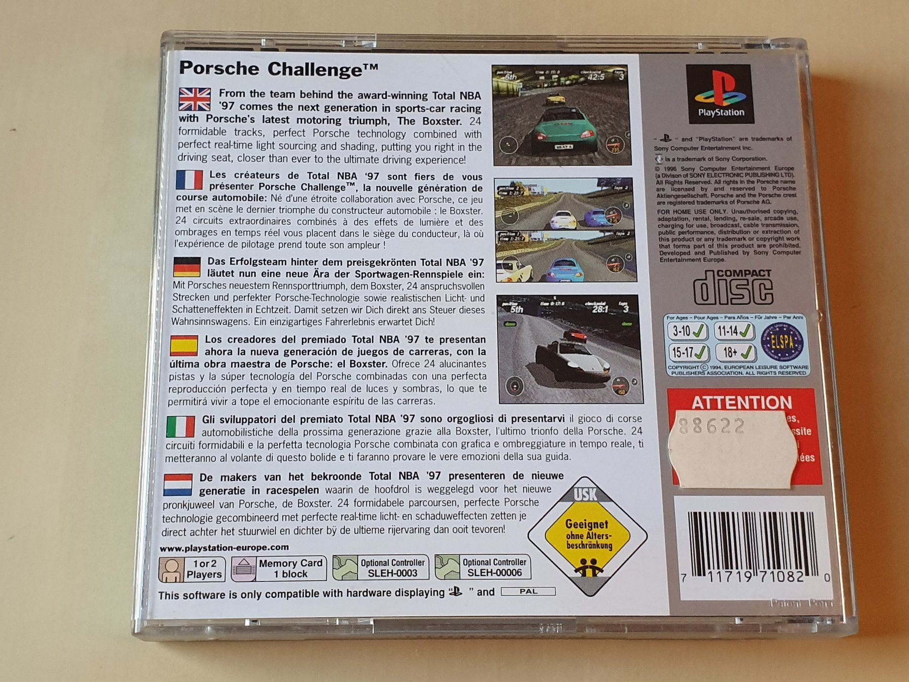 Sony Spiele: Porsche Challenge – Gebraucht aus Stansstad von collectorsshop 1