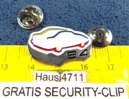 AUDI S4 AUTO LOGO PIN GEPRÄGT GESTEMPELT MIT SECURITY-CLIP