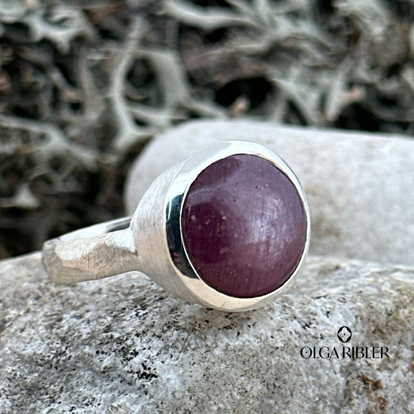 Olga Ribler Ringe: Sternrubin Ring Sterling Silber  Ringgrösse 56 – Neu (gemäss Beschreibung) aus Luzern von Schmuckoutlet 7