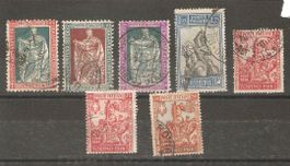 Filiberto 7 Werte mit 5 L. (Sassone 229)