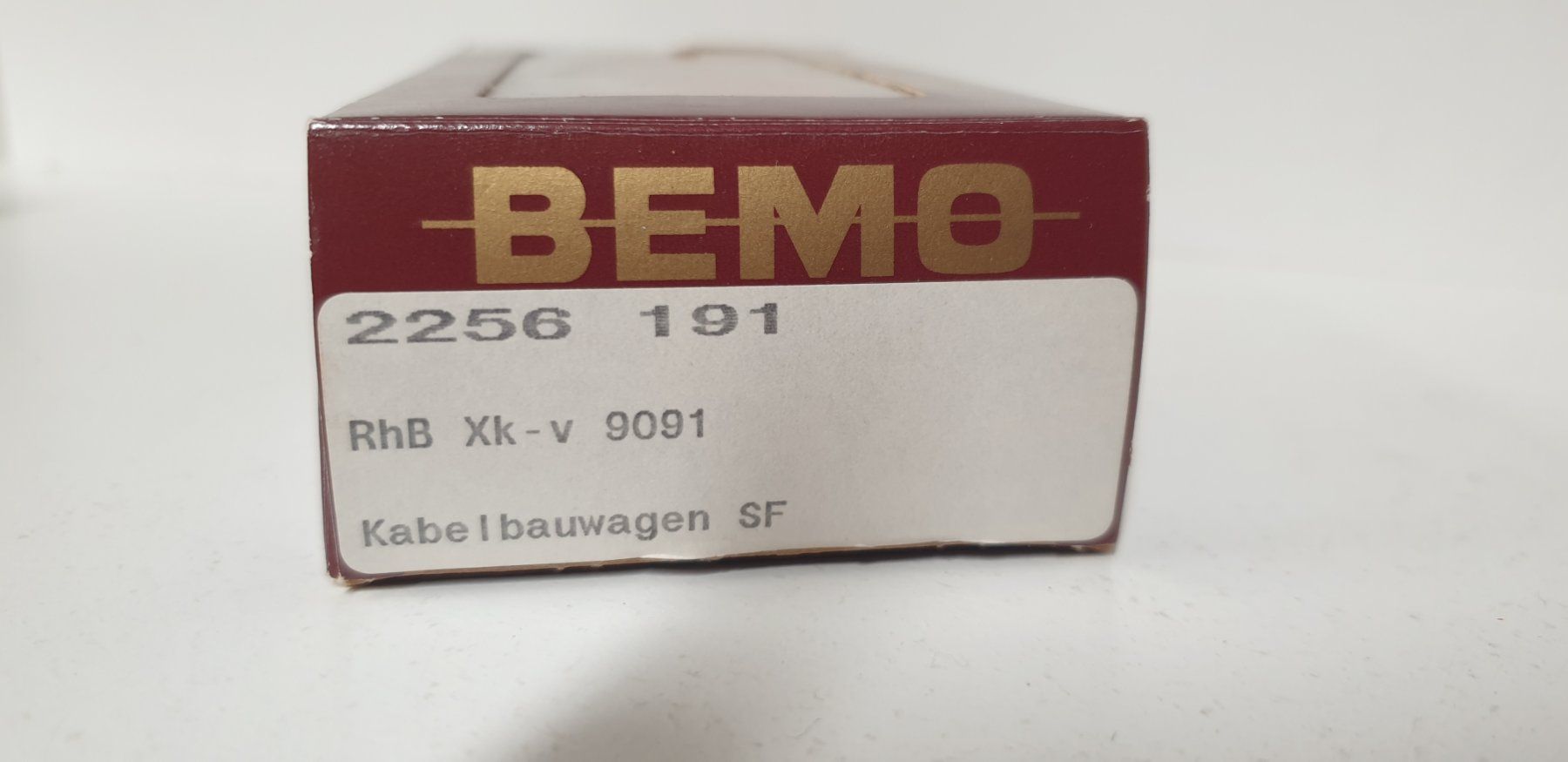 Bemo Modelleisenbahnen: Bemo RhB  Kabelbauwagen XK 2256 191 – Neu (gemäss Beschreibung) aus Neuenhof von ludovicco 1