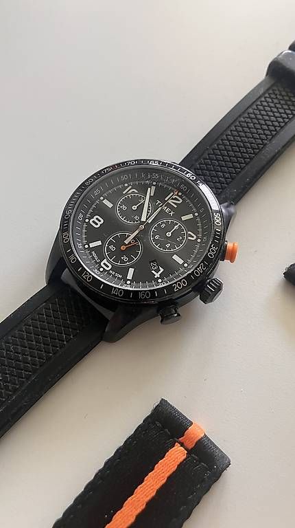 Timex Orologi: Timex Chronograph mit Wechselarmband – Usato da Winterthur venduto da trailmichi 1
