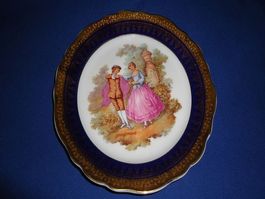 Dekorative Fragonard Porzellan Teller - Vintage Design!
