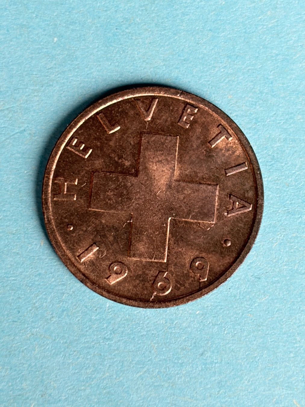 Tutti le monete: 2 Centimes 1969 Berne - UNZIKULIERT / FDC – Usato da LE LIGNON venduto da Katanaion