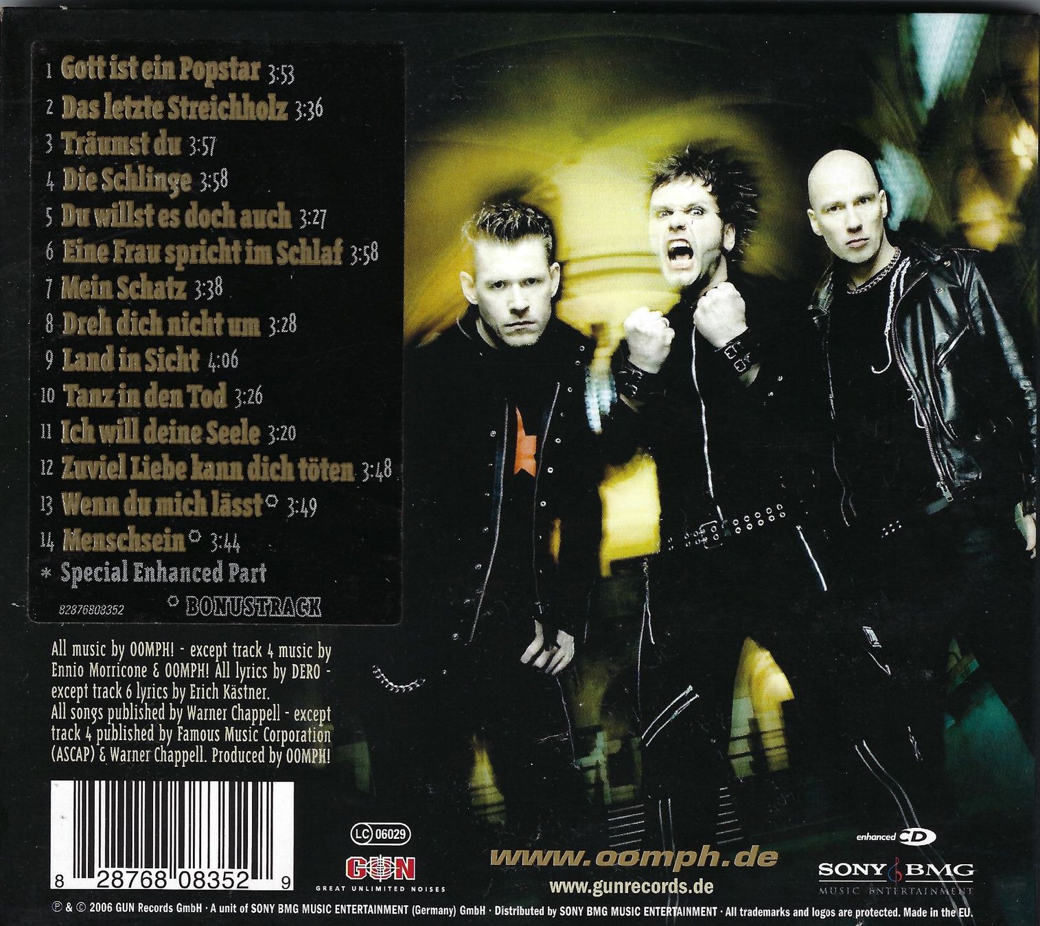 CD: CD: OOMPH! - GlaubeLiebeTod – Usato da Rotkreuz venduto da groeli69 1