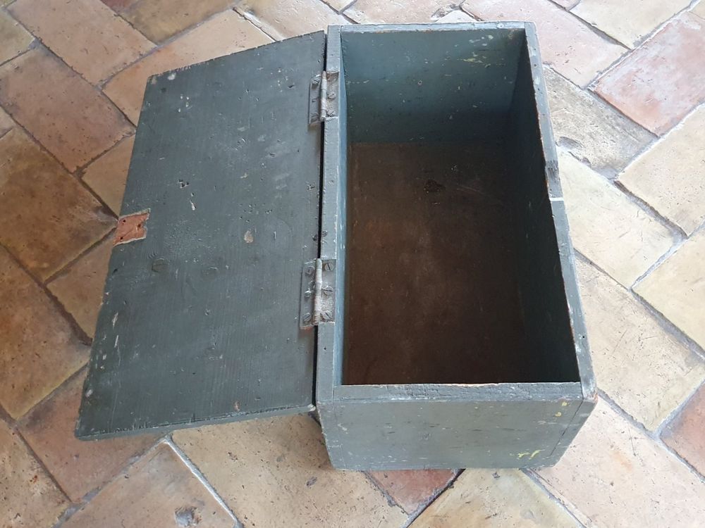 Ancienne Caisse En Bois Vintage - 49x32x26 Cm, Style Rétro, Déco Ou Rangement