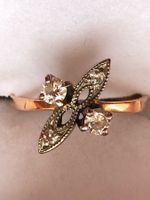 Antiker Ring Gold 14 Karat 585  Diamanten