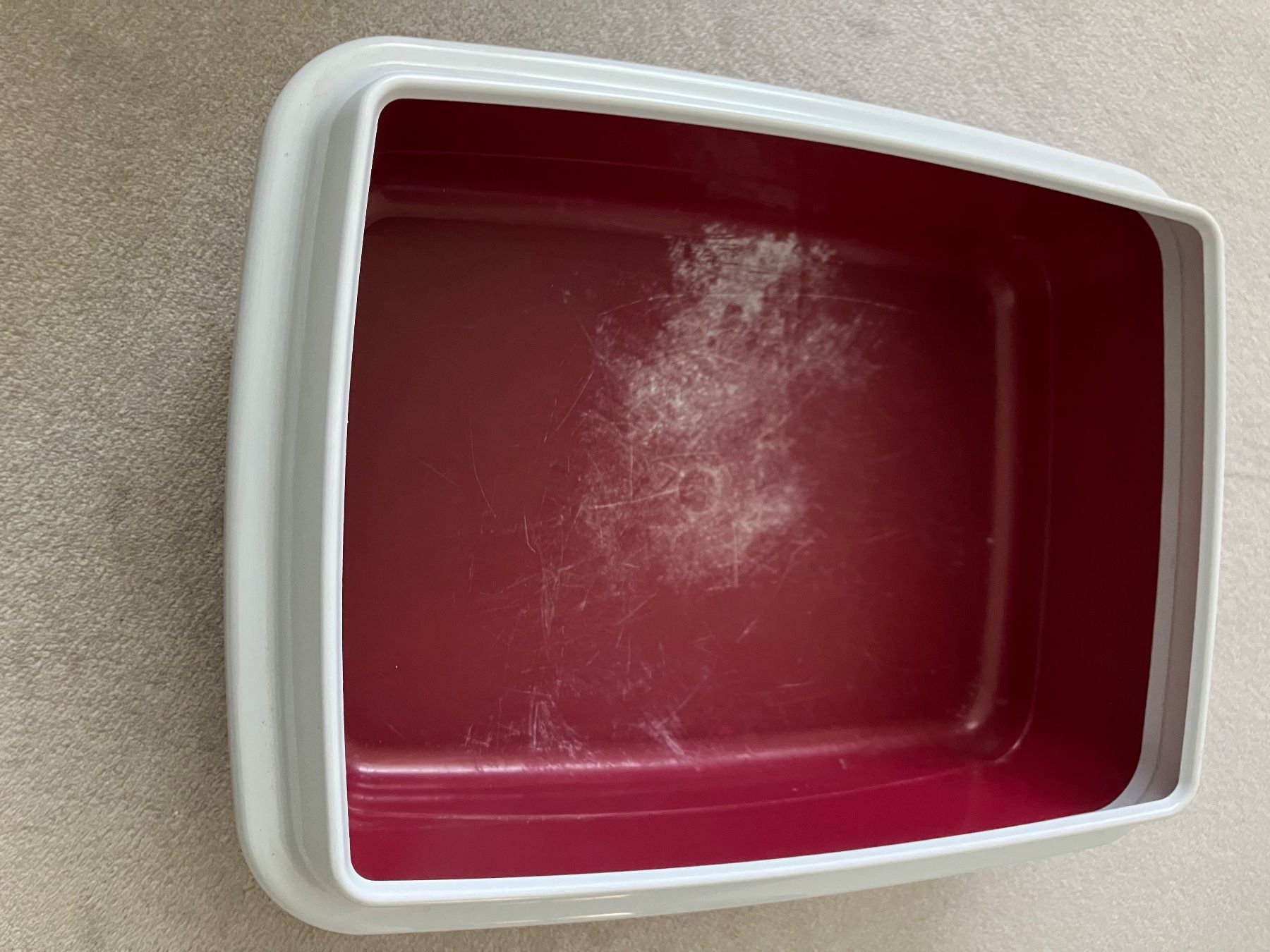 WC: Katzentoilette, rot/grau – Usato da Seuzach venduto da fra_ln2l 2