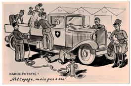 Militärhumor: Karre Putzete!