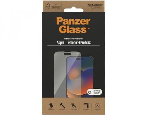 Gläser: PanzerGlass Classic Fit 1 Stück, iPhone 14 Pro Max – Neu und originalverpackt aus Luzern von LuzernVerkauft