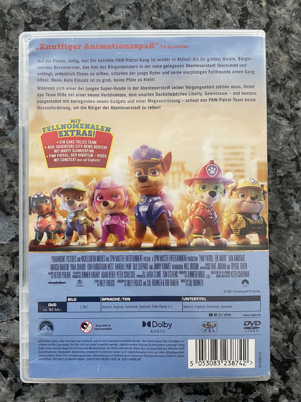 Tutti i DVDs: Paw Patrol - Der Kinofilm – Usato da Aarau Rohr venduto da Rokazo 1
