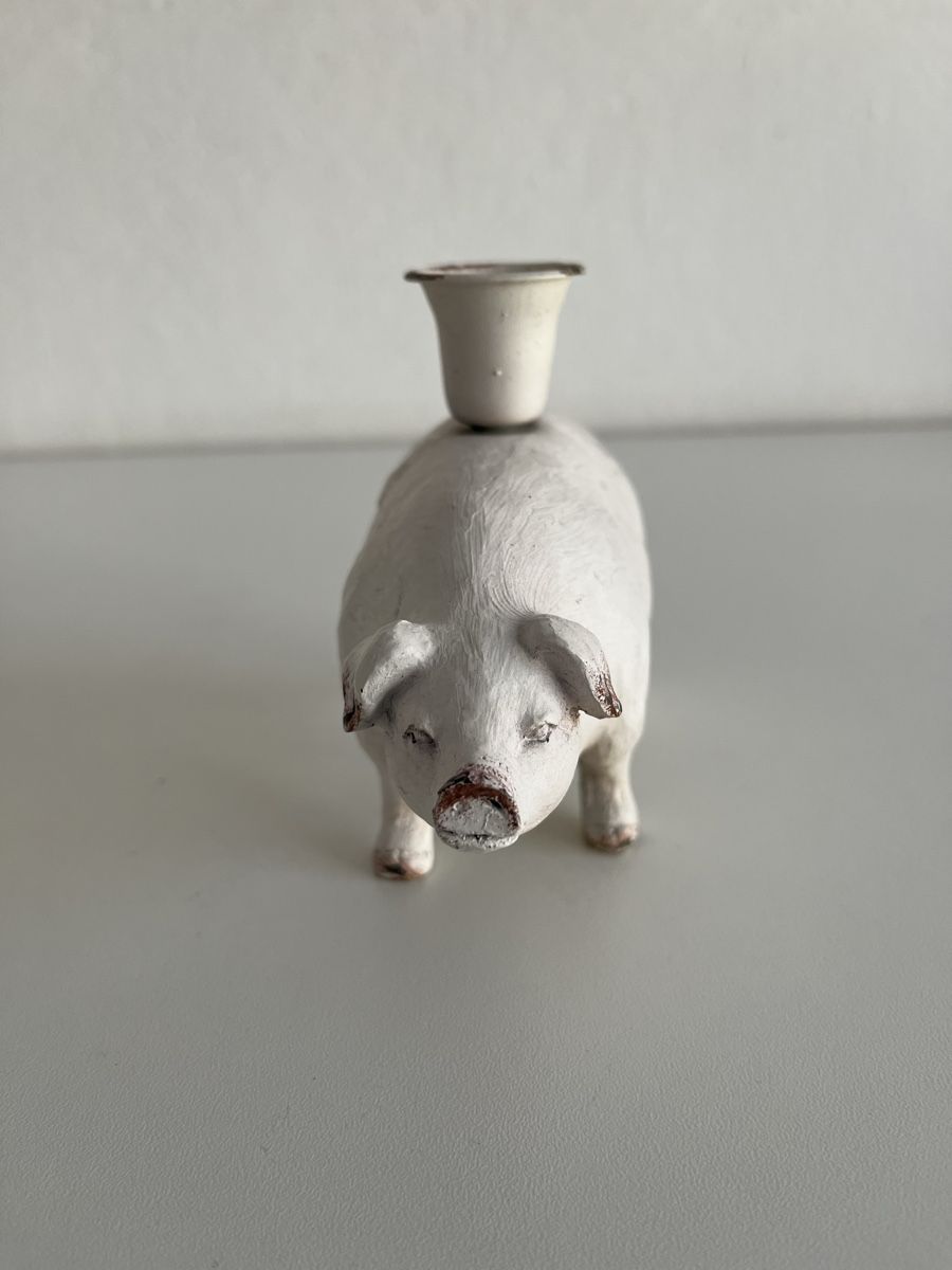 Figurines: Schwein / Kerzenständer – D'occasion à Wetzikon ZH par seli03 2