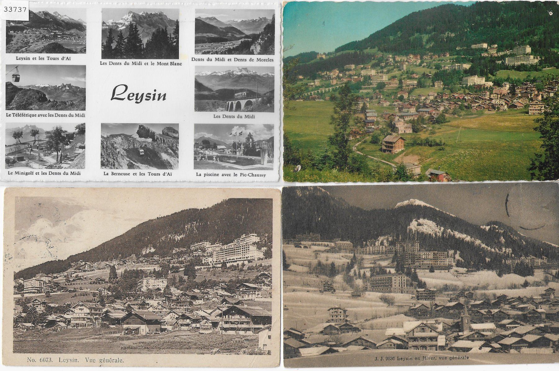 Ansichtskarten: 4 AK - Leysin – Gebraucht aus Ettingen von Kartenplanet
