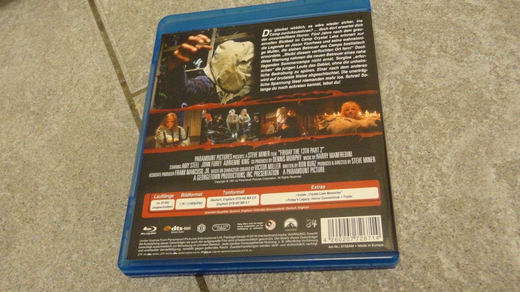 Tutti i DVDs: Freitag der 13. - Teil 2 BLU-RAY – Usato da Olten venduto da Disc-Verkauf 2