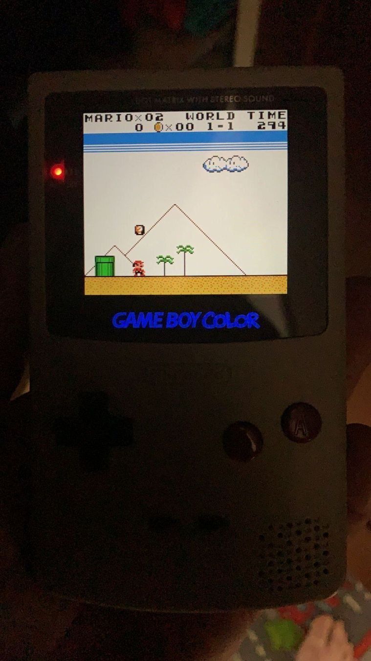 Nintendo Konsolen: GameBoy Color IPS Display Q5 Classic Mod – Gebraucht aus Gebenstorf von  4