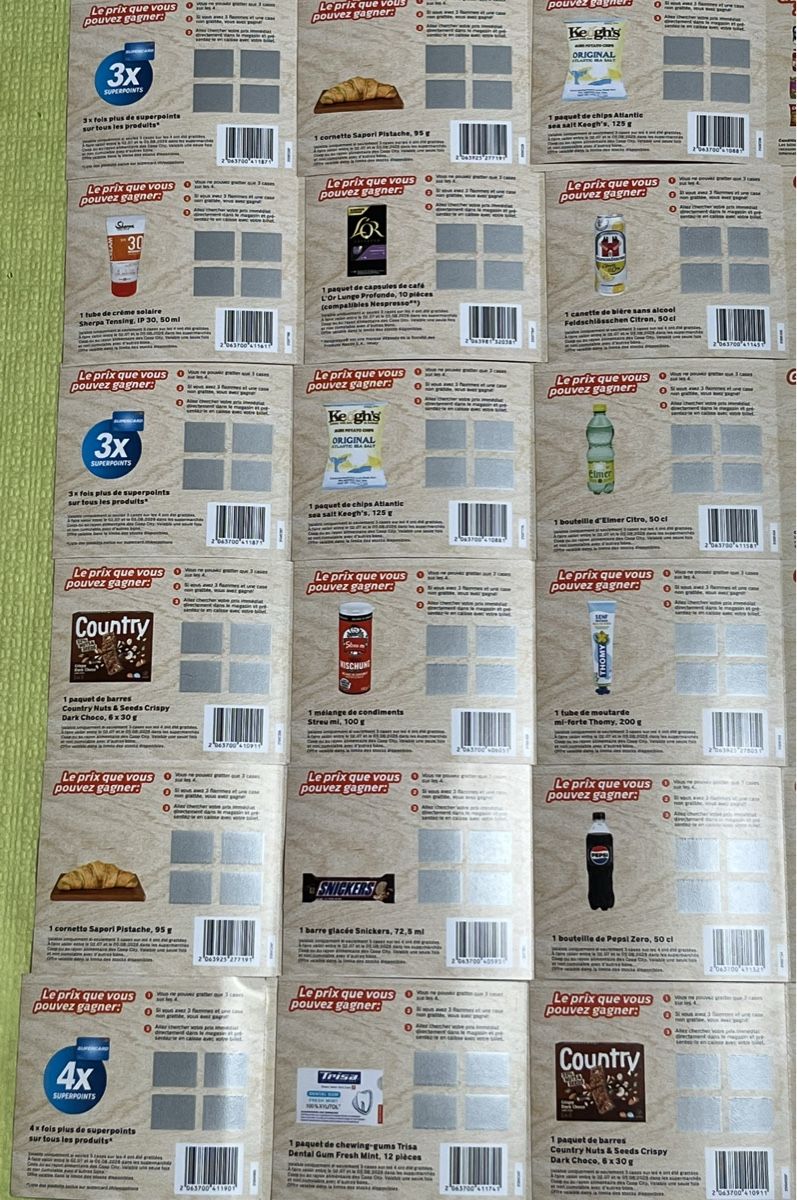 Coop Timbres & points: 30 coupons Grill & Win Coop 2026 – Neuf avec emballage d'origine à La Tour-de-Peilz par Pansy02 2