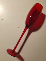 Champagnerglas rot