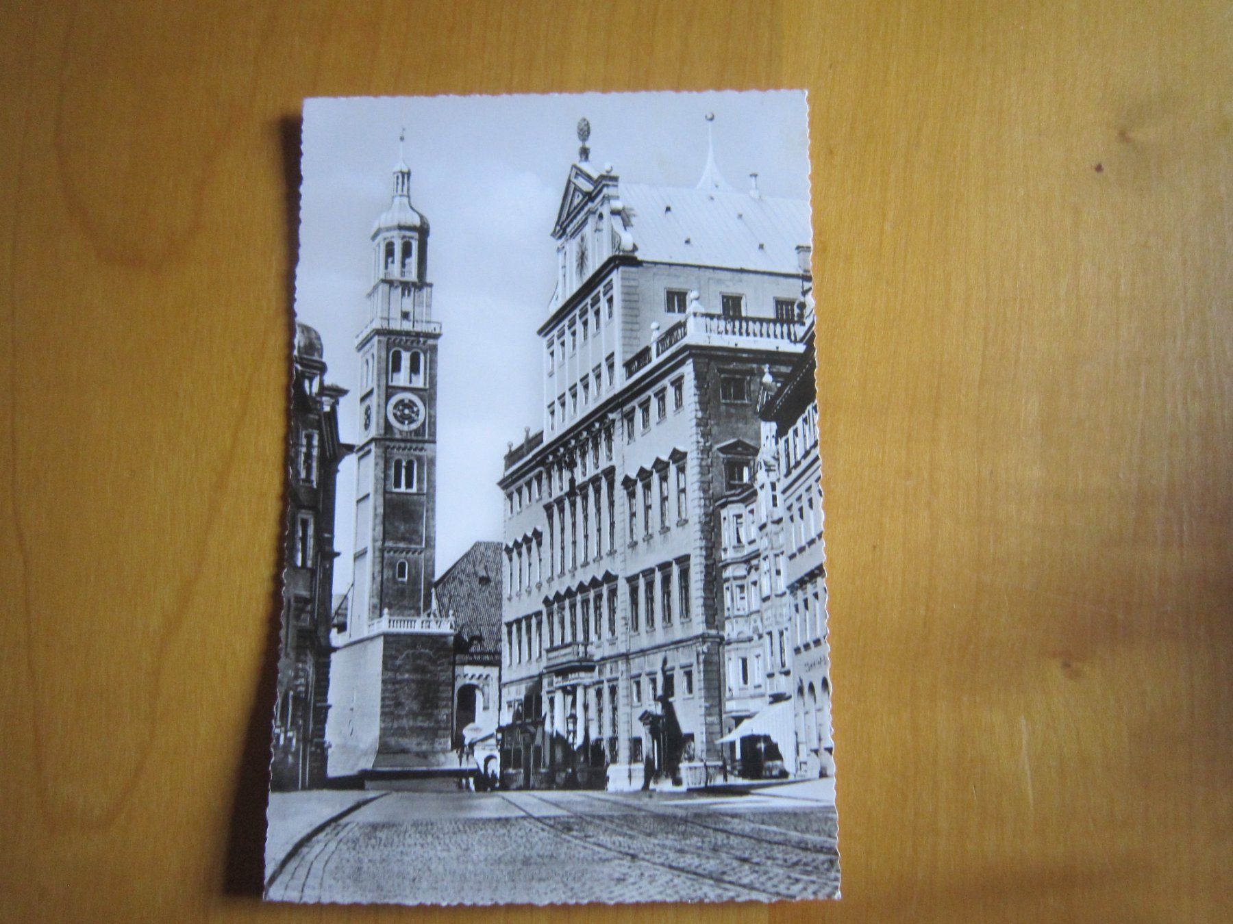 Cartoline postali: 1954 schöne Postkarte AUGSBURG – Nuovo e nell'imballaggio originale da Gordola venduto da Polentaefung