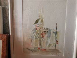 Aquarell Tomaten Original Malerei