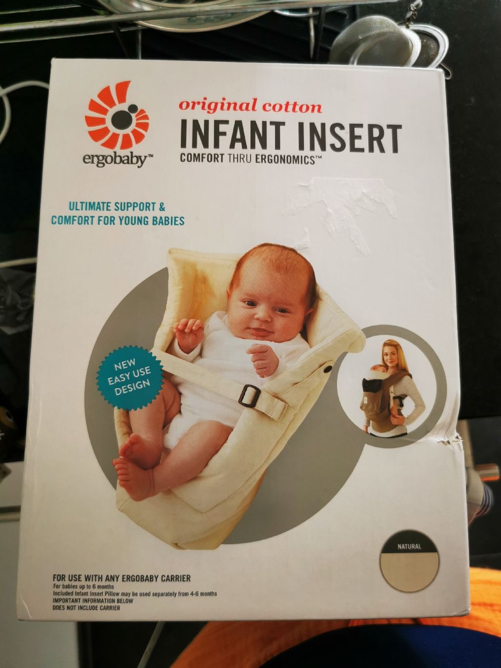 Ergobaby Marsupi portabebè: Neugeborenen-Einsatz Ergobaby  – Nuovo (secondo la descrizione) da eschen venduto da KleinerStern123