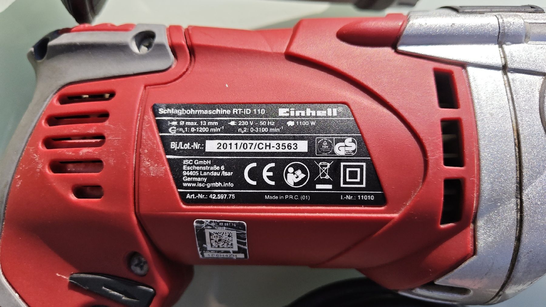 Einhell Perceuses: Perceuse à percussion filaire Einhell – D'occasion à Sugiez par clo_76gd 1