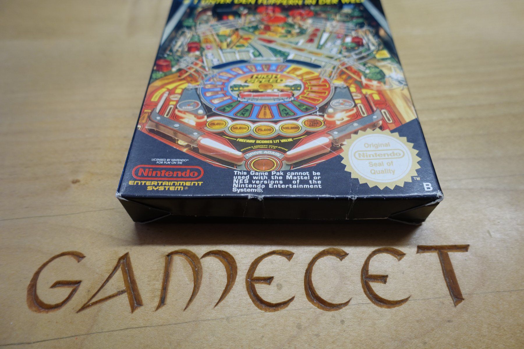 Nintendo Spiele: High Speed Pinball Flipper NES Nintendo PAL B – Gebraucht aus Steinach von Gamecet 1