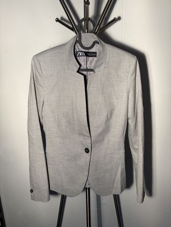 Zara Blazer grau Grösse 34 