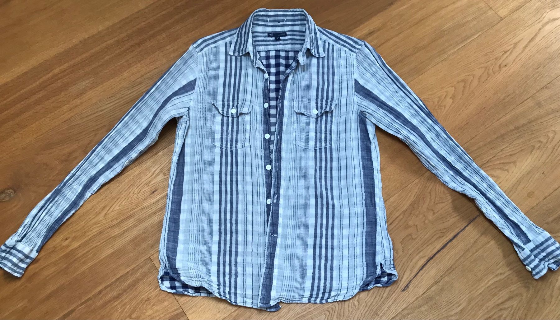 Gap Camicie: GAP gestreiftes Hemd Vintage-Look – Usato da Ossingen venduto da Orelius 1
