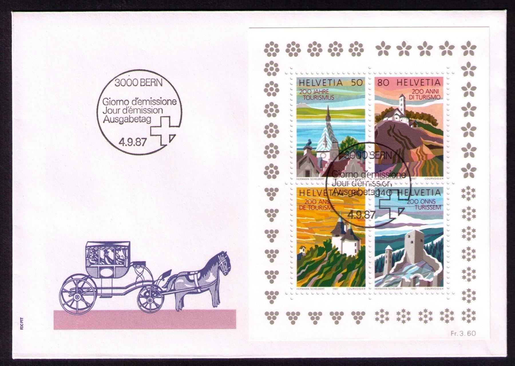 Tutti i francobolli: 1987_757x_TOURISMUSBLOCK___FDC Kleinformat C6 ! – Usato da Marthalen venduto da Ch_quality