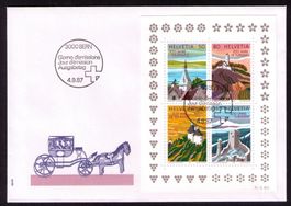 1987_757x_TOURISMUSBLOCK___FDC Kleinformat C6 !