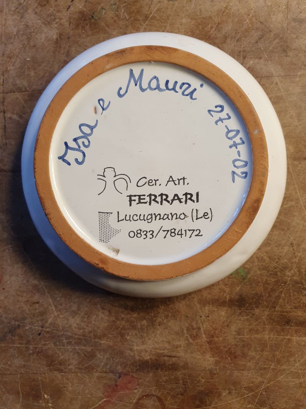 Portacenere: Aschenbecher Cer. Art. Ferrari – Usato da Zürich venduto da loosebone 3
