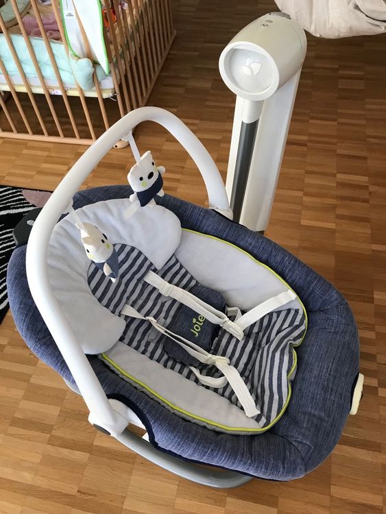 Produktbild von Joie - 2in1 Babyschaukel Sansa Ab Geburt - 13 Kg Abnehmbarer Sitz Als Babywippe Nutzbar Portrait W1604aapor000 D4