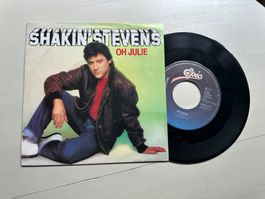 SHAKIN' STEVENS tolle Single Julie 80's Kult Hit Rock n Roll
