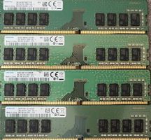 4x Samsung 8GB DDR4 RAM Riegel 2666V.