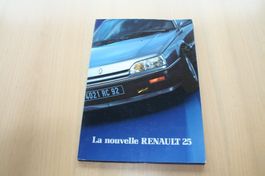 Renault 25 Pressemappe 5/1988 Französisch