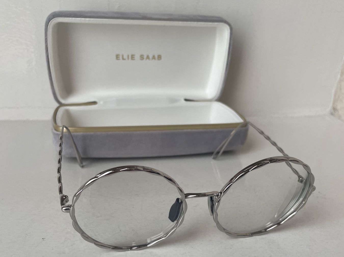 Elie Saab Occhiali & Lenti: Elie Saab Brille mit Etui – Usato da Minusio venduto da Pink222 2