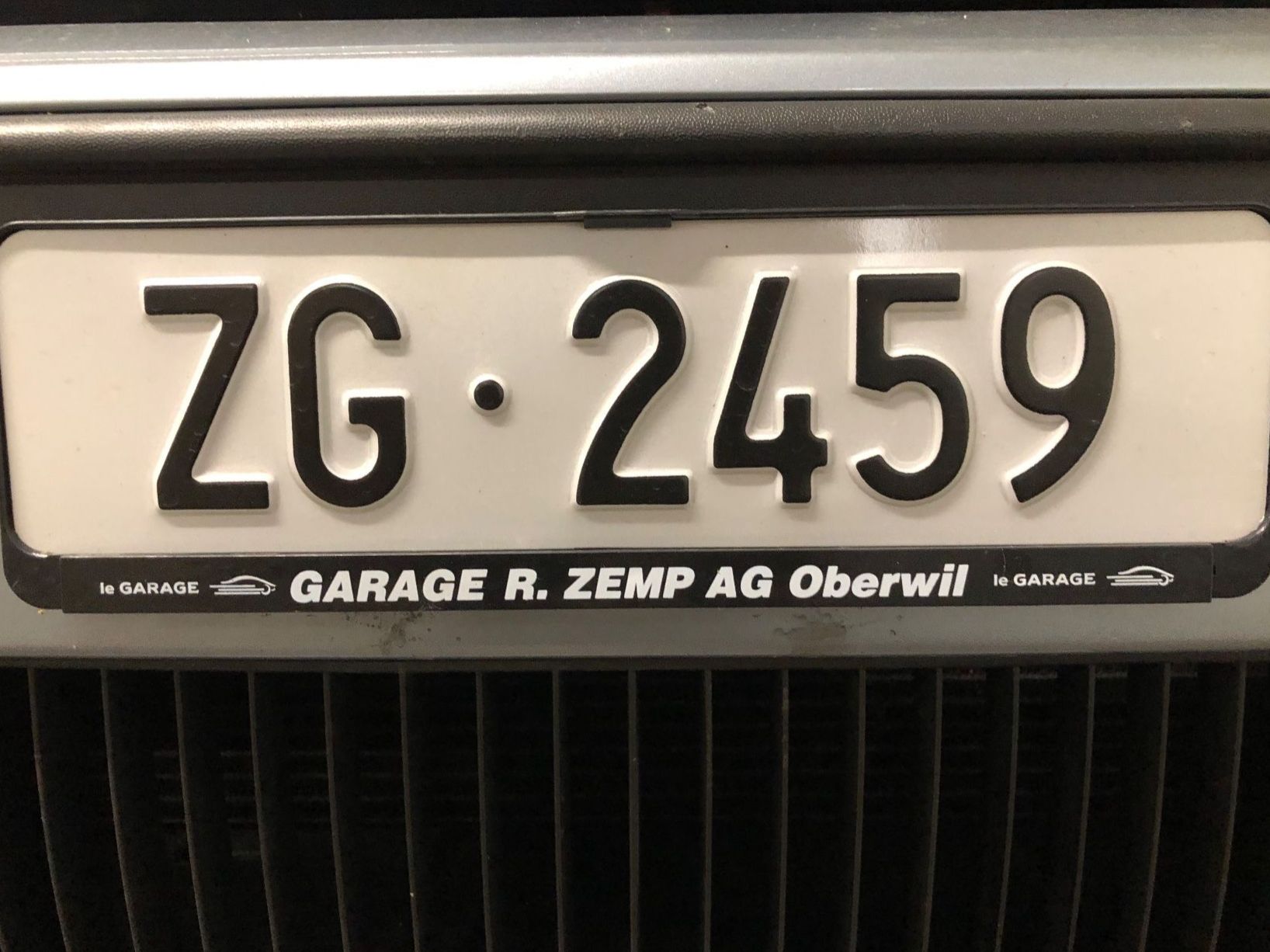 Insegne: Autokennzeichen ZG 2459 – Usato da Zug venduto da zusi01