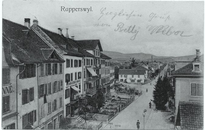 Cartoline postali: RAPPERSWIL Bierbrauerei Krone – Usato da Jona venduto da philajona