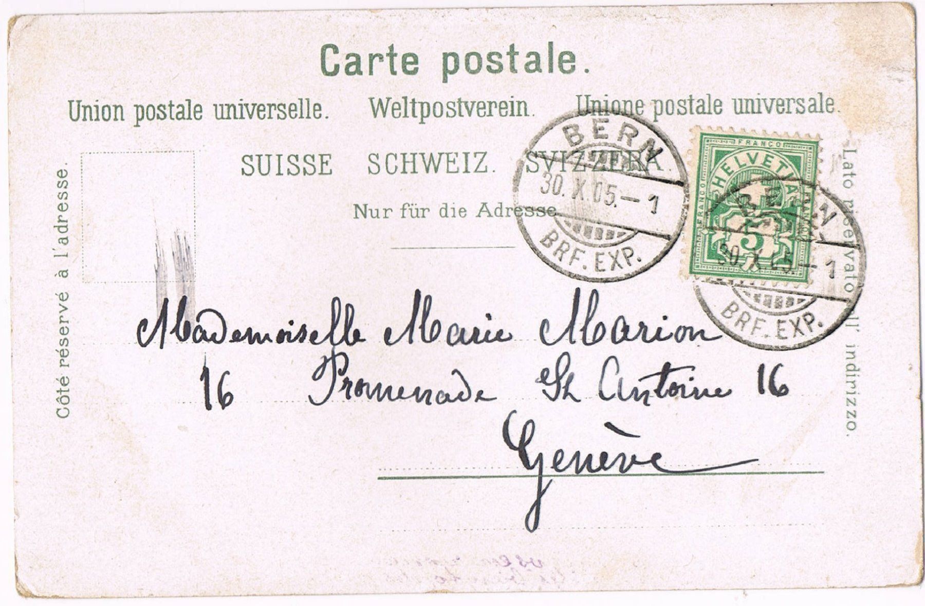 Cartoline postali: BERN Lorraine Kirche, sehr alte AK – Usato da Buchs AG venduto da Baerfisch 1